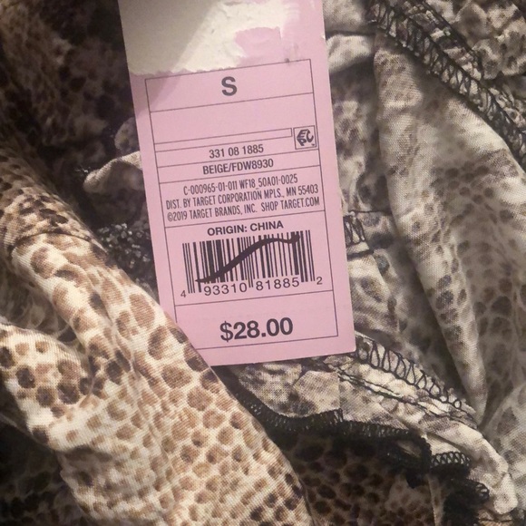 Wild Fable Snakeskin Midi Sleeveless Slip Dress - Picture 10 of 10